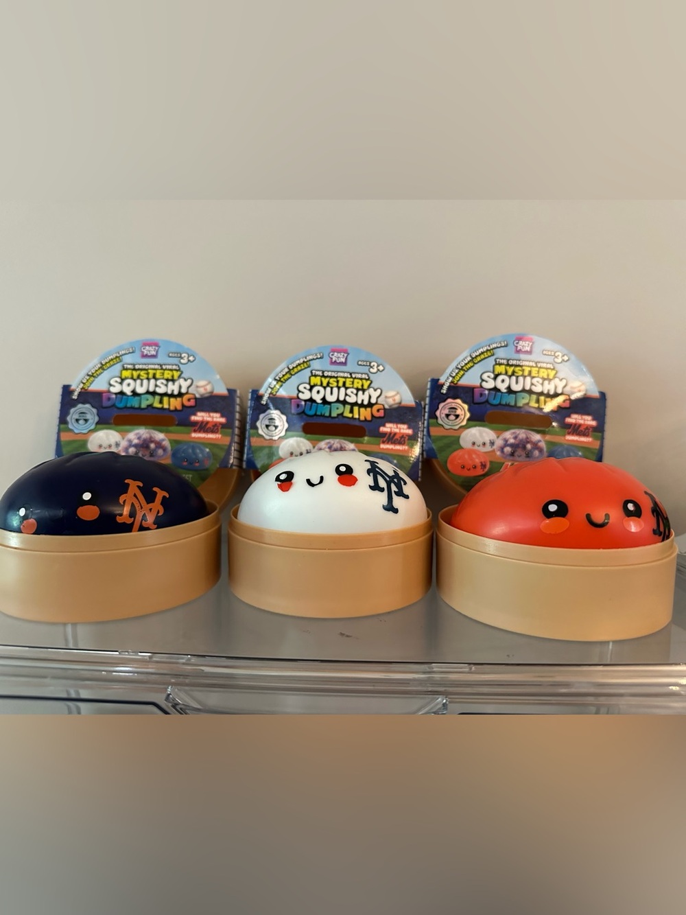 NEW RMS Crazy Fun Mystery Dumpling Limited Stadium Series - Trio METS